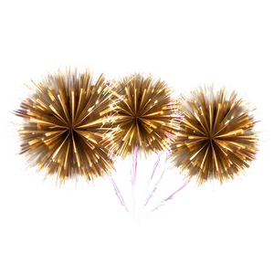 Shimmering Gold Fireworks Png 80 PNG image