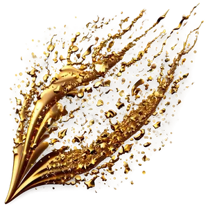 Shimmering Gold Sparkle Effect PNG Glv PNG