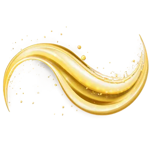 Shimmering Gold Splash Wave PNG Cld59 PNG