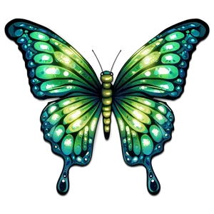 Shimmering Green Butterfly PNG 41 PNG