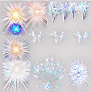 Shimmering Light Burst PNG 06262024