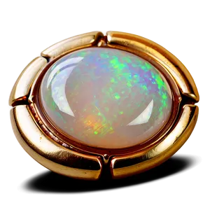 Shimmering Opal Stone PNG 06262024
