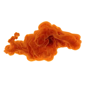Shimmering Orange Smoke Mystery PNG 55