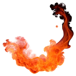 Shimmering Orange Smoke Mystery PNG Ehe99 PNG