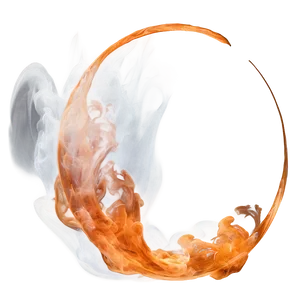 Shimmering Orange Smoke Mystery PNG Xux43 PNG