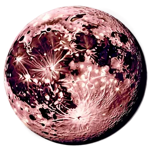 Shimmering Pink Moon Glow Png 71 PNG image