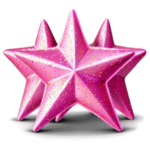 Shimmering Pink Stars PNG Kfc65 PNG