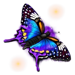 Shimmering Purple Butterfly Png Eqr PNG image