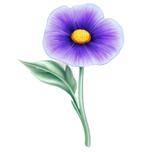 Shimmering Purple Flower PNG Ohj17 PNG