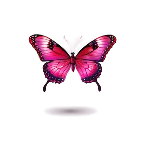 Shimmering Red Butterfly Png Kdb PNG image