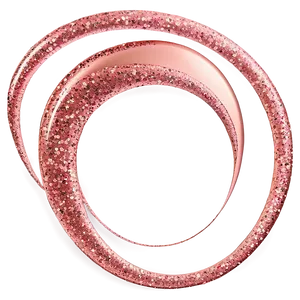 Shimmering Rose Gold Glitter Overlay PNG 21 PNG