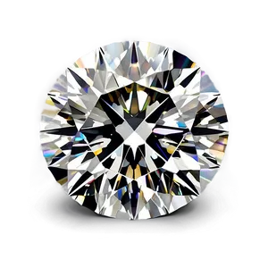 Shimmering Round Diamond PNG Hqj