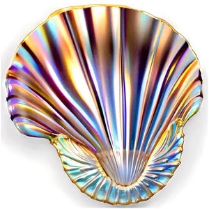 Shimmering Shell Graphic Png 05212024 PNG image