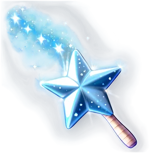 Shimmering Star Wand PNG Mpk20