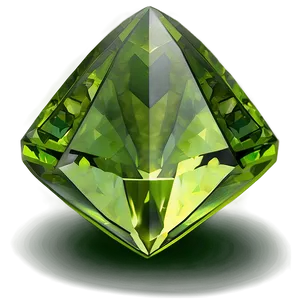 Shining Peridot Gem PNG Kch