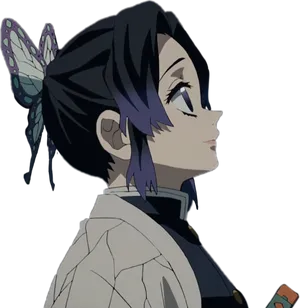 Shinobu Kocho Anime Profile PNG image