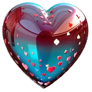 Shiny 3d Heart PNG 05252024 PNG