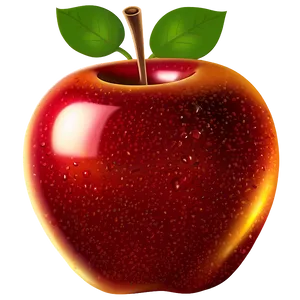 Shiny Apple Cartoon Png 87 PNG image