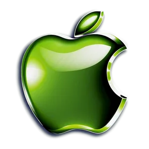 Shiny Apple Logo Artwork Png 05232024 PNG image