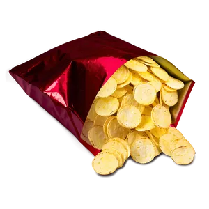 Shiny Bag Of Chips PNG 06132024