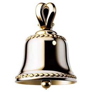 Shiny Bell Decoration Png Cpk65 PNG image