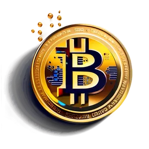 Shiny Bitcoin Emblem Png 78 PNG image