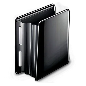 Shiny Black Folder Image PNG 76 PNG