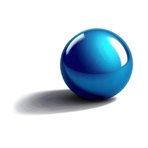 Shiny Blue Ball Png 06132024 PNG image