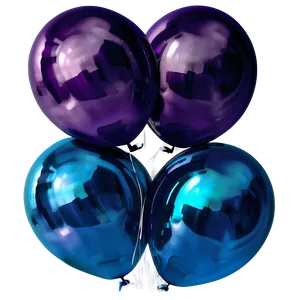 Shiny Blue Balloons Png 95 PNG image