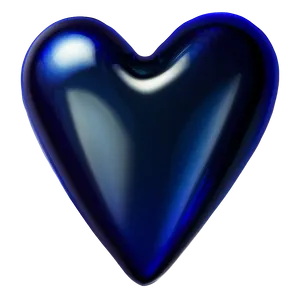 Shiny Blue Heart Symbol Png 06272024 PNG image