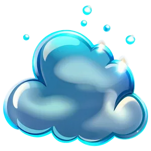 Shiny Cartoon Cloud Png Mbl PNG image