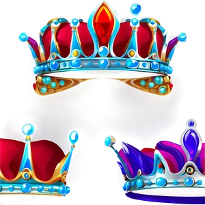 Shiny Cartoon Crown Png 06132024 PNG image