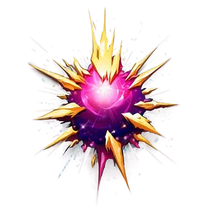 Shiny Cartoon Explosion PNG 06212024