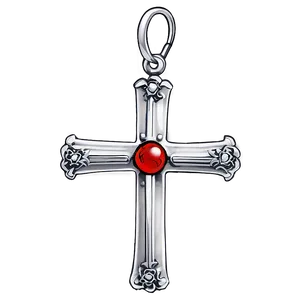 Shiny Catholic Cross Symbolism PNG 06122024