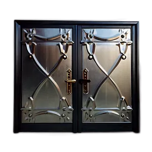 Shiny Closed Door Surface PNG 13