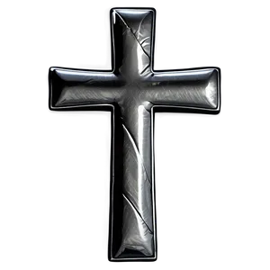Shiny Cross Outline PNG 06122024