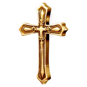 Shiny Cross Outline PNG Kqy