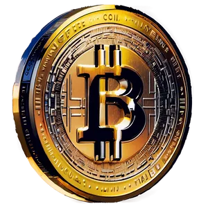 Shiny Crypto Coin Png 06282024 PNG image