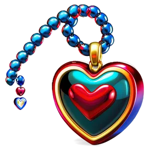 Shiny Cute Heart PNG 05232024