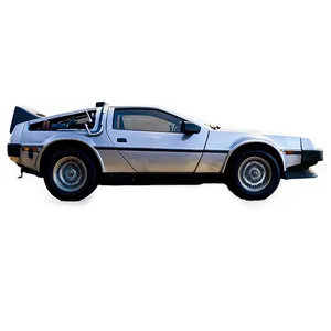 Shiny Delorean In Motion Picture Png Owt54 PNG image