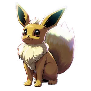 Shiny Eevee Encounter Png Qny74 PNG image