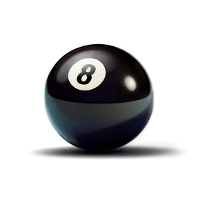 Shiny Eight Ball Graphic Png 06292024 PNG image