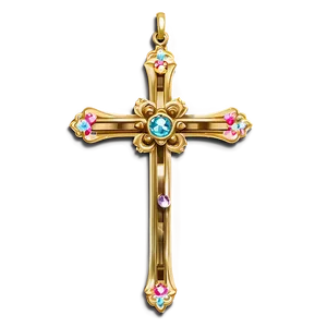 Shiny Fancy Cross PNG Hcx9 PNG