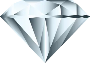 Shiny Geometric Diamond Illustration