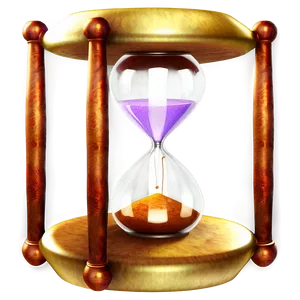 Shiny Glass Hourglass PNG 73