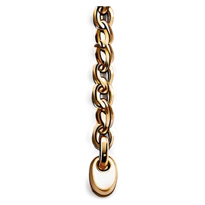Shiny Gold Chain PNG 05042024
