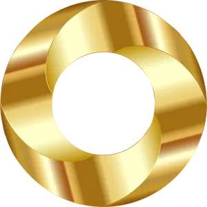 Shiny Gold Circle Graphic PNG image