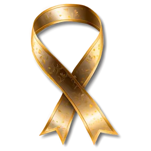 Shiny Gold Ribbon PNG 18