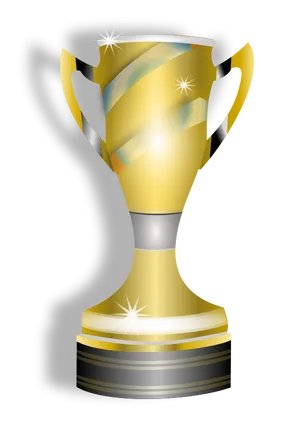 Shiny Gold Trophy Cup