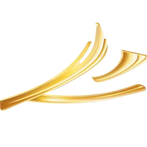 Shiny Golden Line Design Png 06262024 PNG image